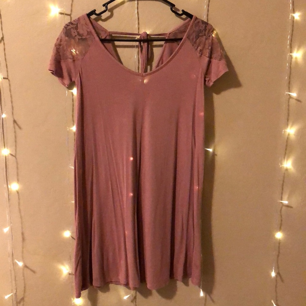 Comfy mini t-shirt dress